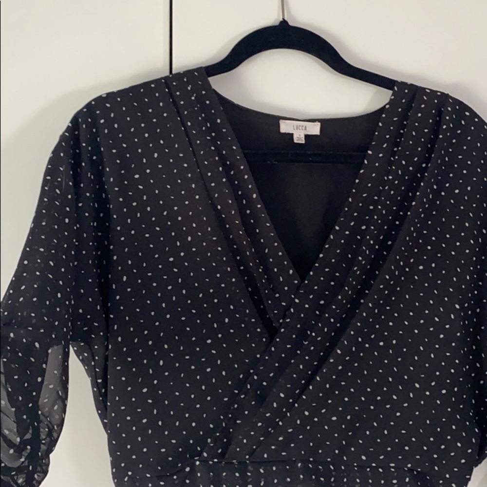 Polka dot Crop Top